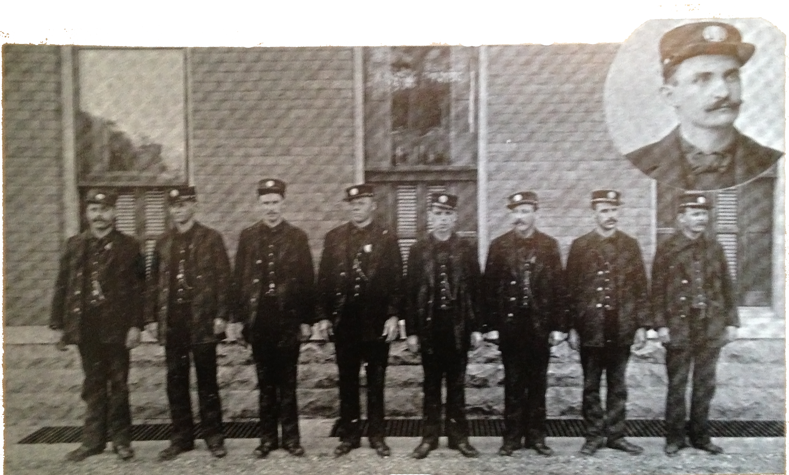 Detroit-Fire-Department-Detroit Firefighters from Engine-17-crew-in-1894