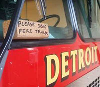 Detroit-Fire-wooden block-alert-system