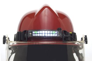 helmet light bar on