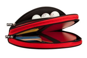 ping pong paddles and case